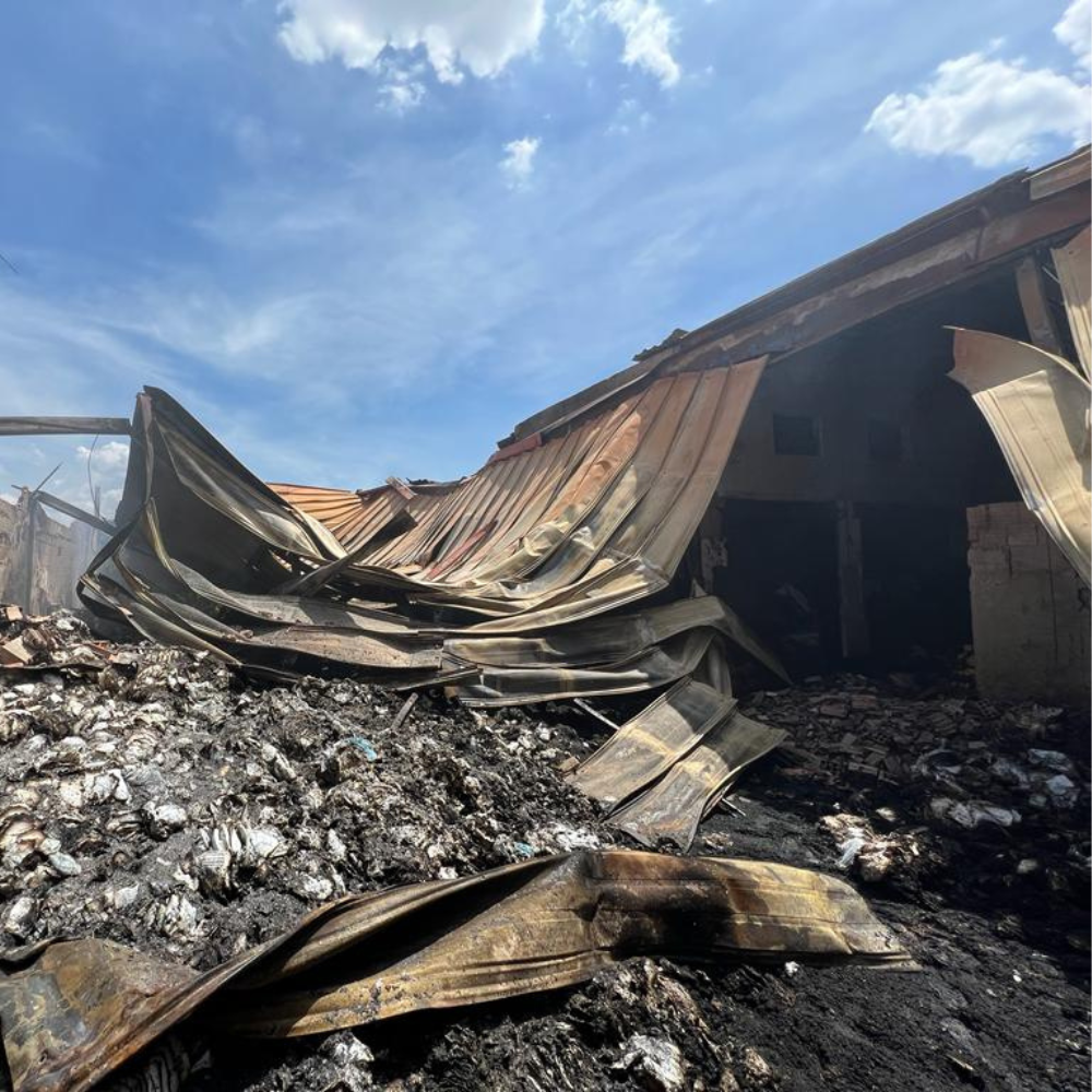 Perícia de Incêndio em galpão comercial - Santa Maria DF